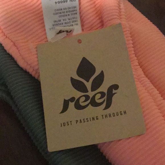 REEF Orange & Green Bikini Top - Picture 2 of 6